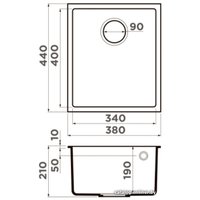 Кухонная мойка Omoikiri Bosen 38-U GR (leningrad grey)