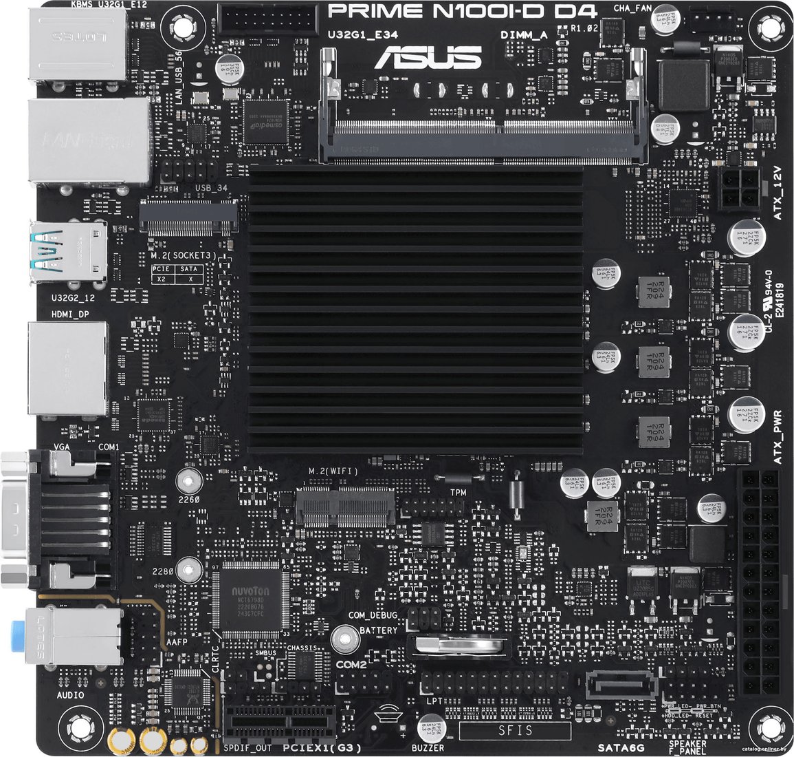 Материнская плата ASUS Prime N100I-D D4-CSM
