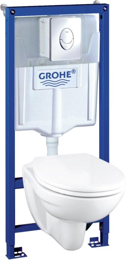 

Унитаз подвесной Grohe Solido Set 4 in 1 39192000