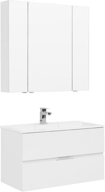 

Aquanet Комплект мебели для ванной комнаты Алвита 90 237349