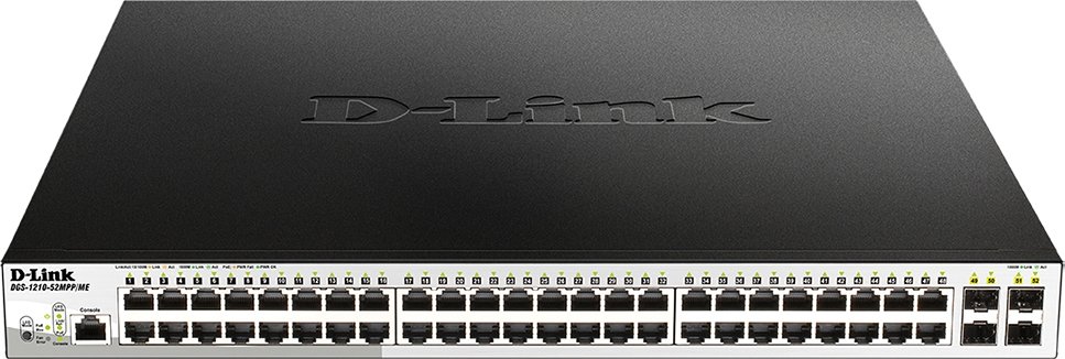

Управляемый коммутатор 2-го уровня D-Link DGS-1210-52MPP/ME/B1A