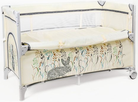 

Манеж-кровать Amarobaby Transform Flora AMARO-26TrF/03 (бежевый)