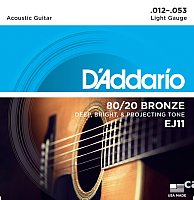 Струны для гитары D'Addario EJ11