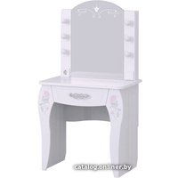Туалетный столик с зеркалом Аквилон Розалия №12 (лиственница белая)