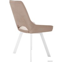 Стул DikLine 268 (Z128 бежевый/ножки белые)