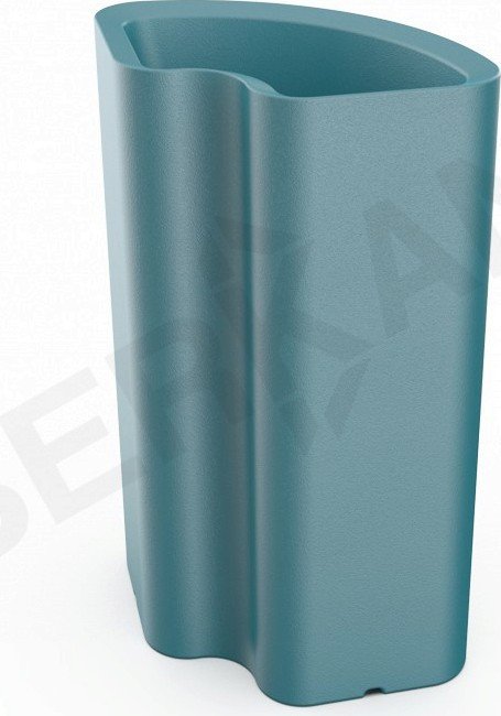 

Кашпо Berkano Vittorio 80an DB (бирюзовый)