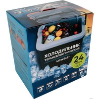 Термоэлектрический автохолодильник Miru MCW24E+ 24л (черный/оранжевый)