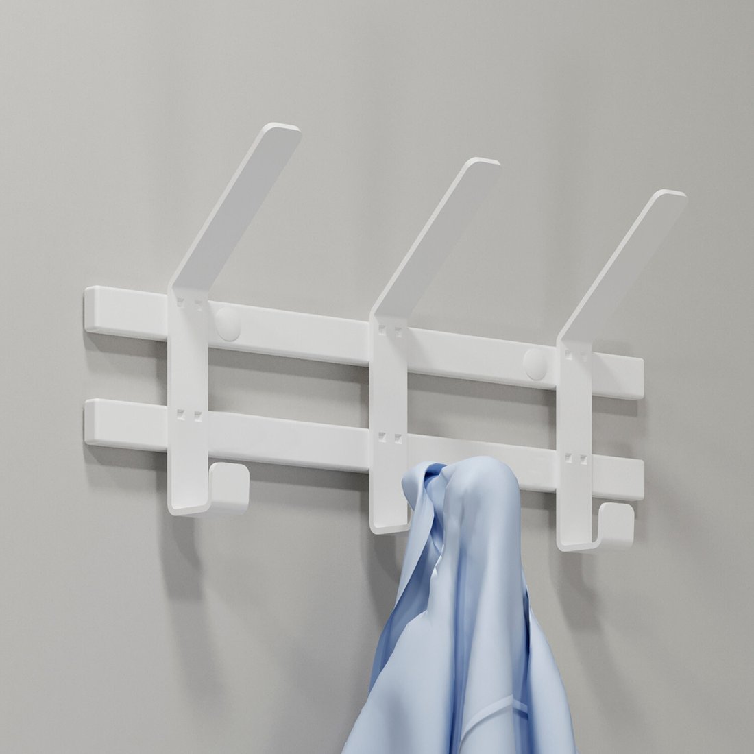 

Вешалка для одежды ЗМИ Торонто 3 ВНТ3 (белый)