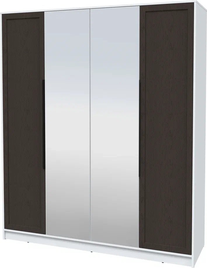 

Шкаф распашной Интерлиния Концепт Тренд КТ-Ш4(з) (белый платинум/дуб английский)