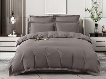 1.5-спальный комплект постельного белья Sofi De MarkO Изольда 1.6 1.6-1002И (кофейный)