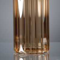 Ваза Элетех Тубо 8x20 4840900079 (рифленый янтарный)