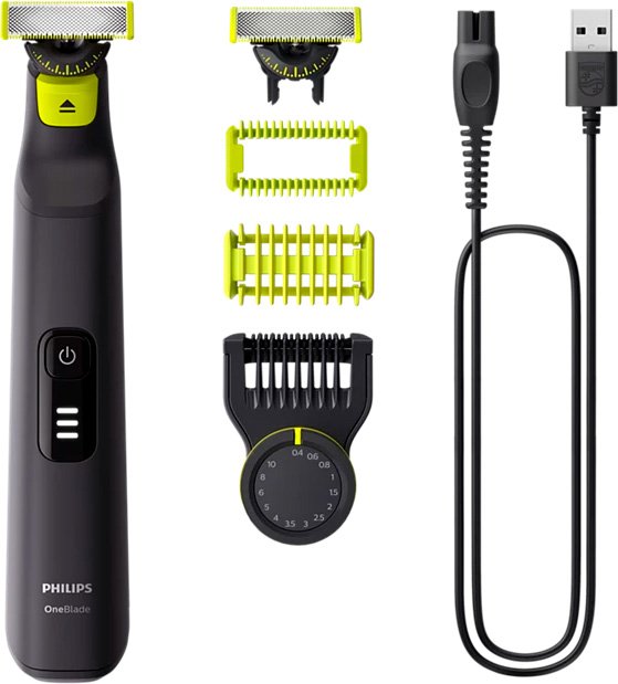 

Универсальный триммер Philips OneBlade Pro 360 Face + Body QP6542/15