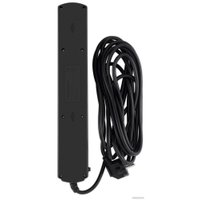 Сетевой фильтр IPPON BK-6-EU-5-10-B (5м, 6 розеток, черный)