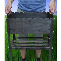 Разборный мангал ComfortProm Пикник (2 мм, неокрашенный)