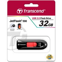 USB Flash Transcend JetFlash 590 32GB (TS32GJF590K)