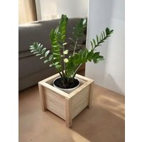 Кашпо KraftHouse Напольное 35x35x30 2043267456768 (натуральный)