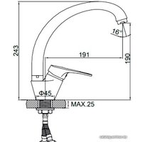 Смеситель Ledeme H13 L5913H