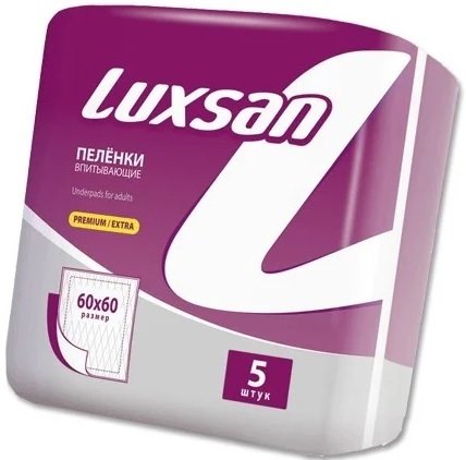 

Пеленки Luxsan Premium Extra 60x60 (5 шт)