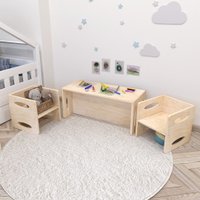 Детский стол ФанДОК Ф-180.03 (без отделки, фанера) в Борисове