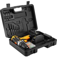 Дрель-шуруповерт Deko Sharker 16V Set 63 083-1041 (с 2-мя АКБ, кейс)