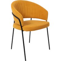Стул Listvig Just (горчичный Brandy Light 16/черный)