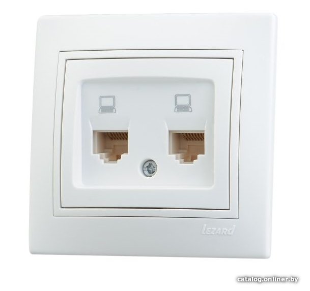 Розетка компьютерная Lezard Mira 701-0202-141