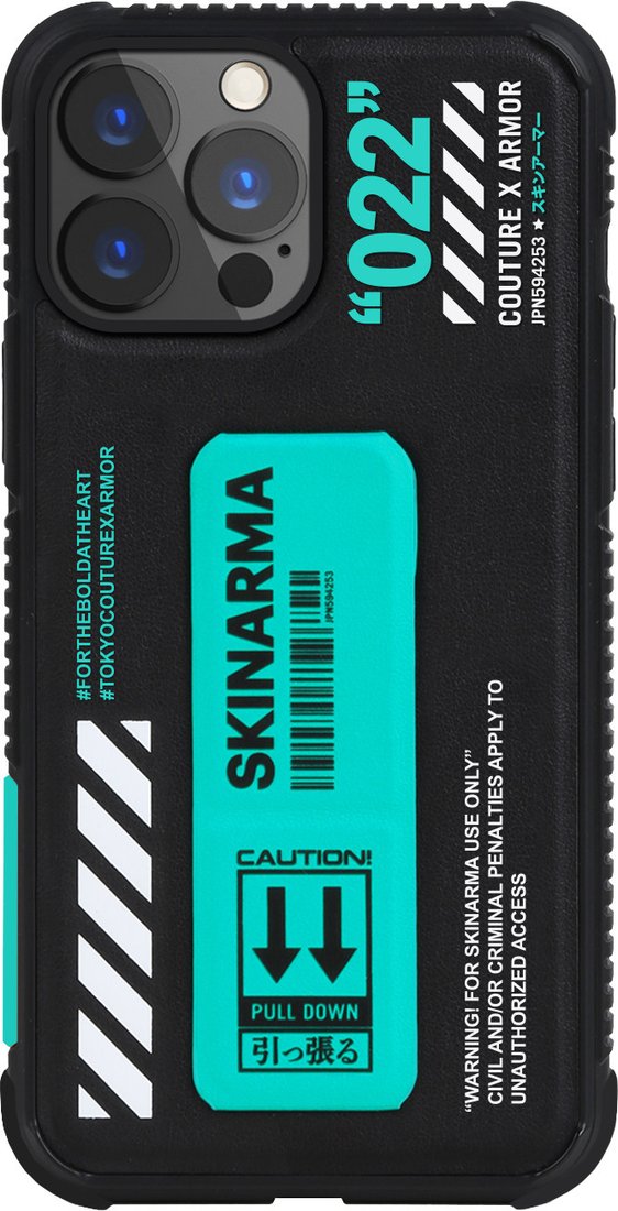 

Чехол для телефона Skinarma Shingoki для iPhone 13 Pro Max (бирюзовый)