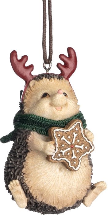 

Елочная игрушка Goodwill Xmas 2023 Ежик в зеленом шарфе D 44062-1