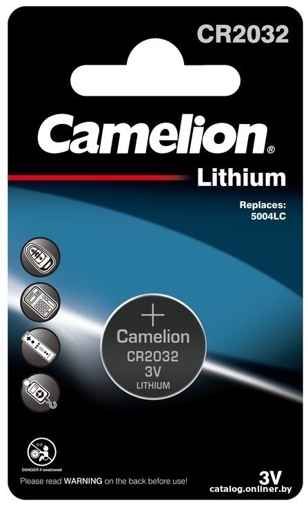 Батарейка Camelion CR2032 CR2032-BP1