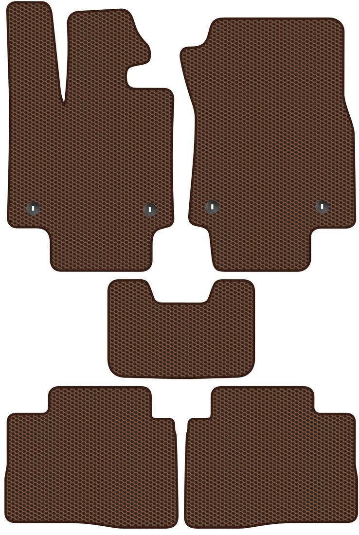 

Комплект ковриков для авто Alicosta Lexus NX 250 II (suv / SUV) 2021 - Н.В. (коричневый, сота)