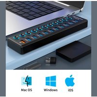 USB-хаб USBTOP USB Type-A - 11xUSB Type-A 559236