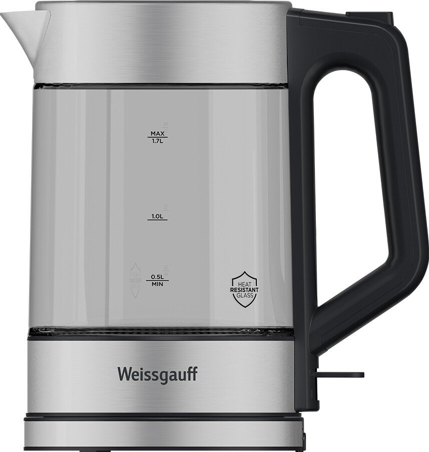 Электрический чайник Weissgauff WK 1720 EcoGlass Inox