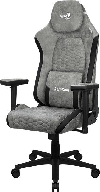 

Кресло AeroCool Crown Plus AeroSuede (серый)
