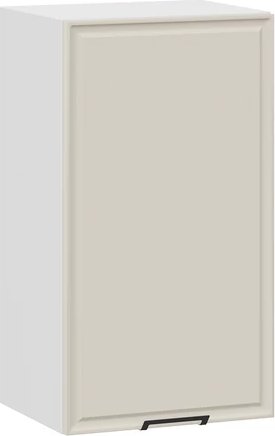 

Шкаф навесной Трия Белладжио 1ВВ4 с одной дверью (белый/софт панакота)