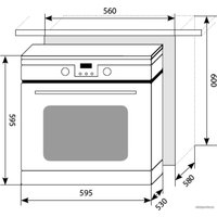 Электрический духовой шкаф LEX EDP 093 IV