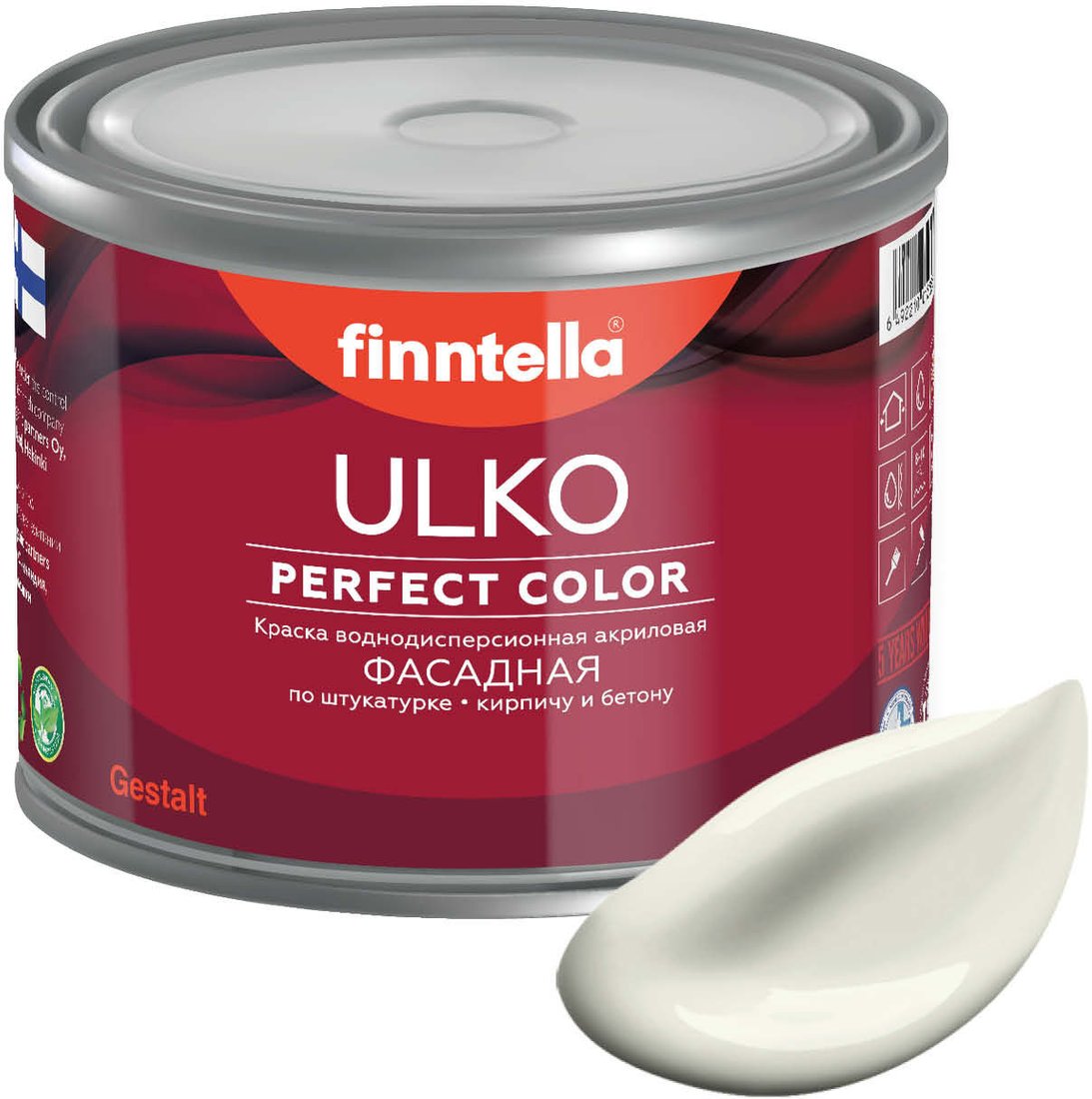 

Краска Finntella Ulko Antiikki F-05-1-3-FL124 2.7 л (белый)