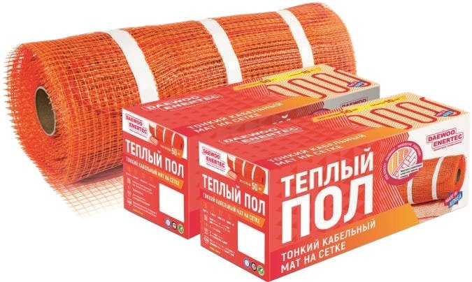 

Нагревательный мат Daewoo Enertec RFHM T150W 1 кв.м. 150 Вт