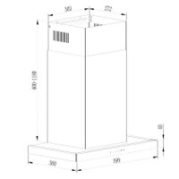 Кухонная вытяжка Schtoff Agata TC 600 Black