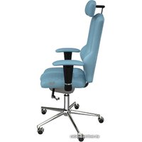 Офисное кресло Kulik System Elegance (с подголовником, светло-синий)