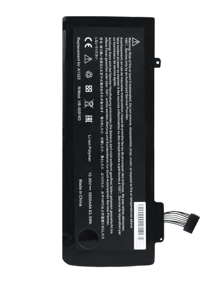 

Аккумуляторы для ноутбуков RageX Apple MacBook 13* A1322, 63.5Вт
