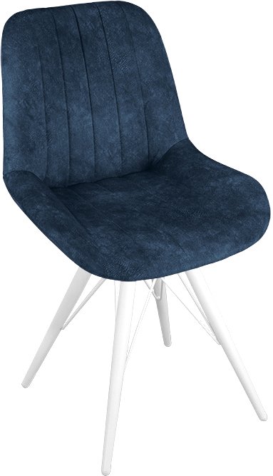 

Стул Трия Марвел К3 исп.2 (белый матовый/микровелюр Wellmart Blue)