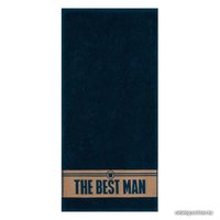 Полотенце Этель The best man 6962689 (синий)