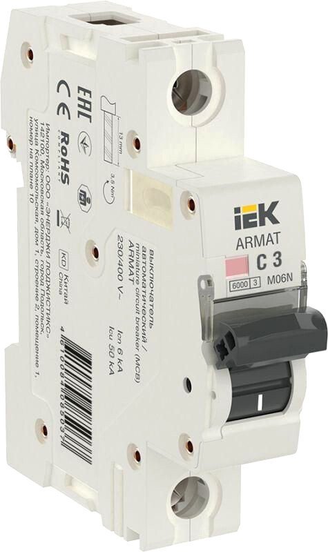 

Выключатель автоматический IEK AR-M06N-1-C003