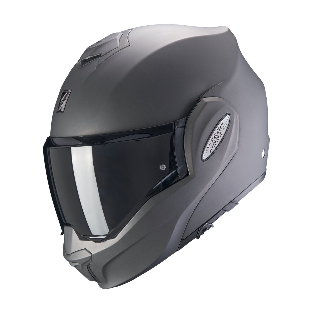 Мотошлем Scorpion Exo Exo-Tech Evo Solid (р. M, антрацит матовый)