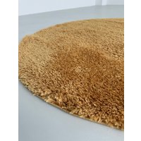 Ковер для жилой комнаты LAXMI Fluffy 01 круг (2x2, Yellow)