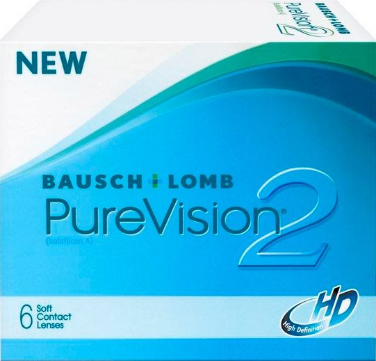 

Контактные линзы Bausch & Lomb Pure Vision 2 HD -6 дптр 8.6 мм