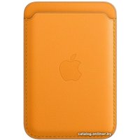 Кредитница Apple Leather Wallet MagSafe MHLP3 (california poppy)