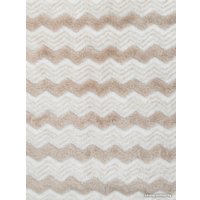 Плед Tex Republic Absolute Зигзаг двухцветный Flannel 200x220 92573 (бежевый)