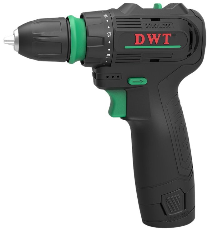 

Дрель-шуруповерт DWT ABSP-12 NQ-2 BMC (с 2-мя АКБ, кейс)