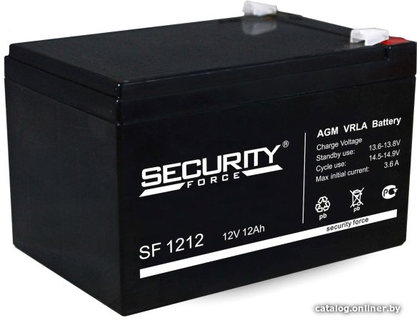 Аккумулятор для ИБП Security Force SF 1212 (12В/12 А·ч)